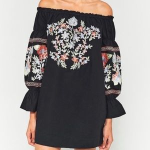 Free People FLEUR DU JOUR MINI IN BLACK